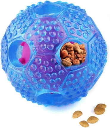 Interactive Dog Treat Dispenser Ball – Chew Toy & Slow Feeder