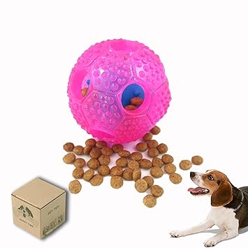 Interactive Dog Treat Dispenser Ball – Chew Toy & Slow Feeder