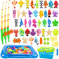 Kids Fishing Toy Set – Pool, Rods & Colorful Sea Animals