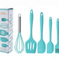 5-Piece Silicone Baking & Cooking Utensils Set – Non-Stick, Heat-Resistant Kitchen Utensils for Cooking & Baking, Durable & Dishwasher Safe Easy to Clean