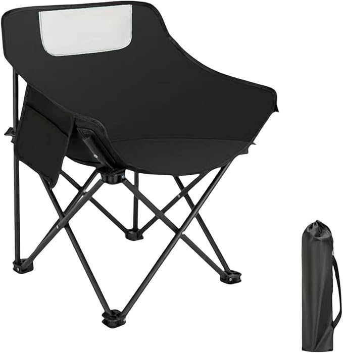 Space-Saving Foldable Chair For Camping & Outdoor Adventure – Easy to Carry & Store